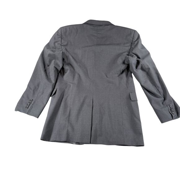 Jos A Banks Jacket Sport Coat Gray 100% Wool Blazer 41L - Picture 3 of 11